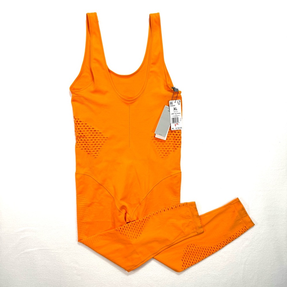 NWT New adidas Women's Stella McCartney aSMC TST Onesie XL Body Suit Leggings - Picture 2 of 4